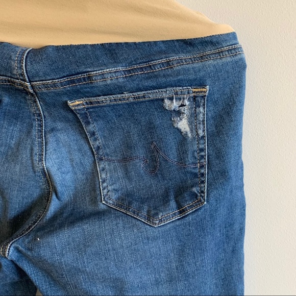 AG Distressed Maternity Jeans - Picture 5 of 13
